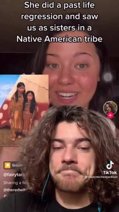 ✨Manifesting✨ herself into a Native American woman