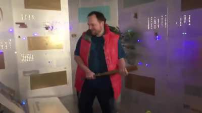 Not the baseball bat!!!