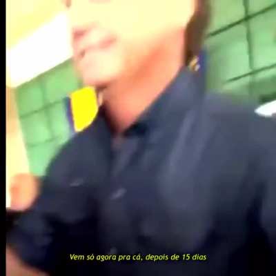 Parece que teve umas pessoas no Amapa que não gostaram muito de receber a visita do Presidente Jair Bolsonaro apenas 19 dias após o início da crise do apagão.