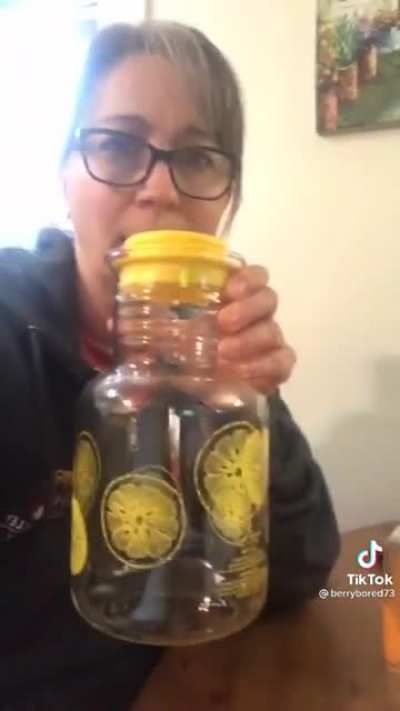 "the next day she was found dead in her apartment. Authorities say the only thing missing from her home was a Pyrex container with a lemon and orange"