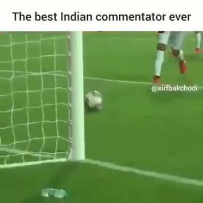 The look on his face after the save!