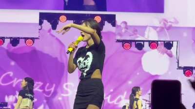 Jihyo during World Tour in Paris