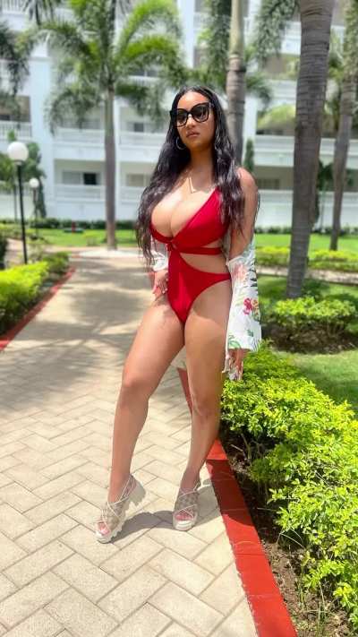 BFF Jamaican Birthday Party Red Bikini