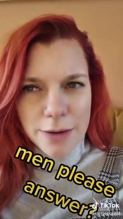 A question for the gentlemen