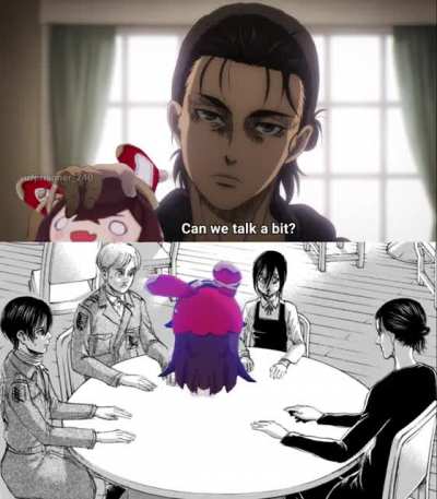 He just wanted to talk