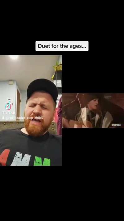 Duet for the ages....😆😆