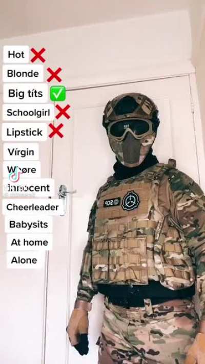 You never know who's behind the mask