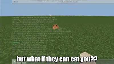 Never Let A Frog Eat You In Minecraft...