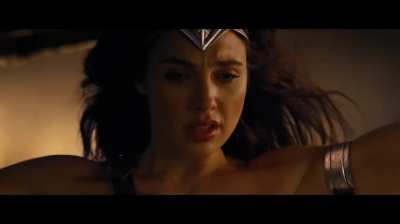 when you are in middle of the war but suddenly he started licking - Gal Gadot