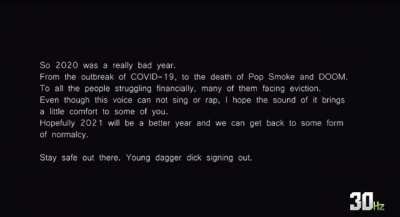 I found this deepfake of a message from X to his fans in 2021, and I&rsquo;m lost for words. (Credit: 30 Hertz)