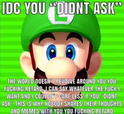 shut the fuck up