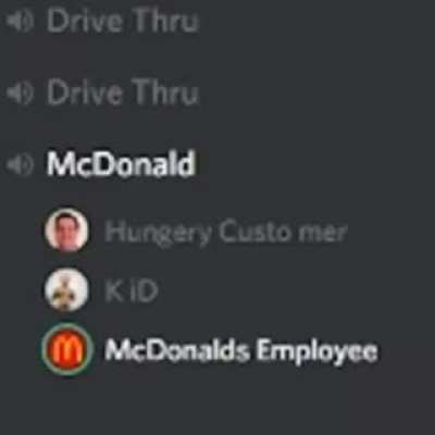 McDonald's employees be like