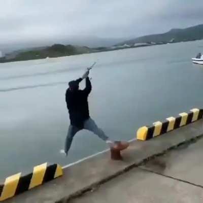 "Who's the fish now?"