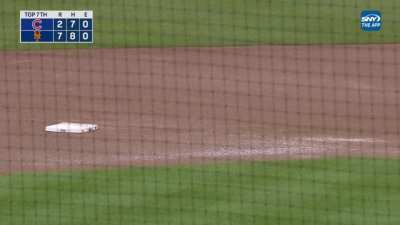 [Highlight] Umpires and grounds crew at Citi mull about indecisively for seven minutes until the field gets bad enough that they're forced to get the tarp out