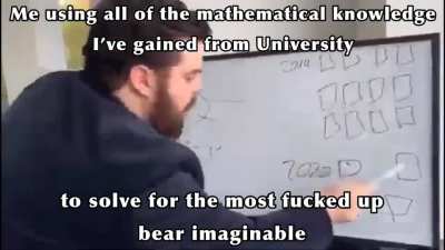 I&rsquo;m about to perform the Laplace transform of bear, AND NOBODY CAN STOP ME! SCP-1313