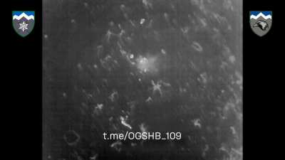 Ukraine 109th Brigade, 109OGSHBr, used grenade drops from drones to hit Russian soldiers at night using thermal imaging. posted on February 29, 2024