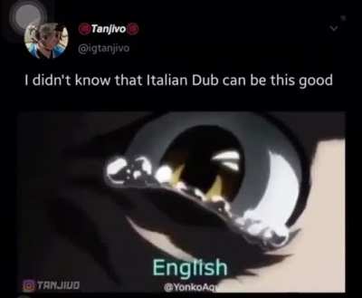 For your consideration in the sub vs dub debate
