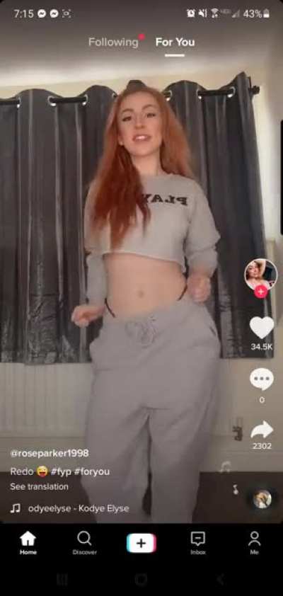 When she raises her arm