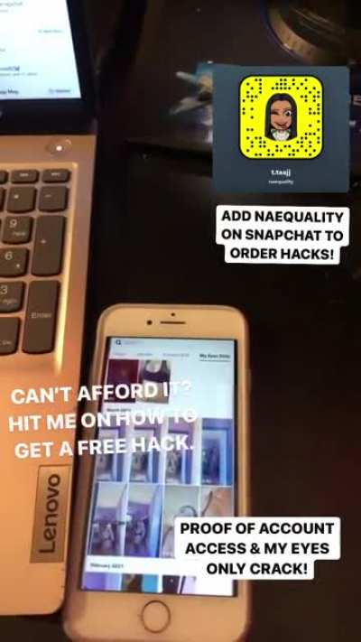 Anyone need a REAL hacker? With Proof &amp;amp; 28K members strong, hit @naequality on Snapchat. Telegram &amp;amp; Proof In Comments