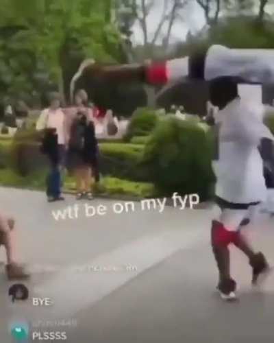 Outside