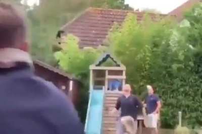 When the dads are left to watch the kids