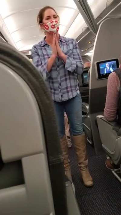 Karen gets family kicked off plane, then acts like the victim (Dallas, TX)