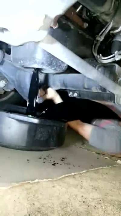 To change the oil