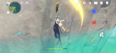 You can recharge stamina if you&rsquo;re swimming by a wall (dunno if this has been found out or if this is that useful)