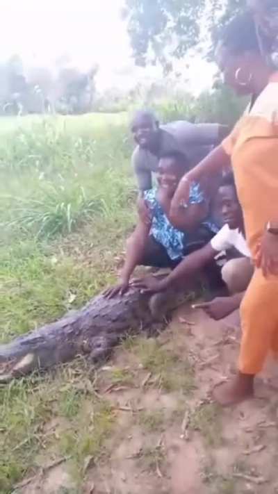 Let's treat a dangerous animal in the wild like it's just a harmless prop 🤷🏻&zwj;♂️