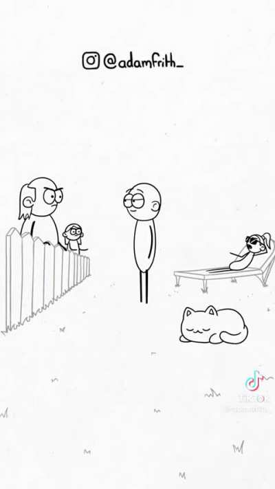 No wonder the cat left