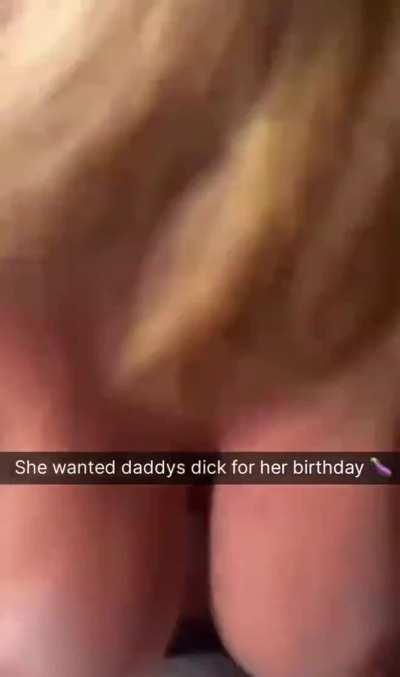 "Birthday gift was good... "