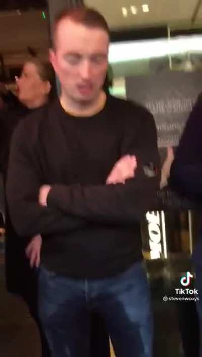 Physically he's there