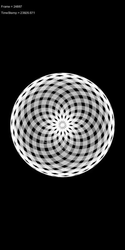 Visualisation of Pi being irrational 