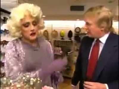 Drag queen Rudy Giuliani freaks out after being motorboated by a sexual predator