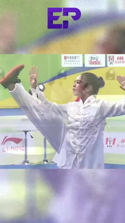 Así fue la presentación de Julieta Cardozo representando a Argentina en el Mundial Juvenil de Wushu en Tianjin, China 🇦🇷🇨🇳