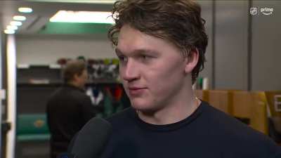 “He’s an absolutely special player and he’s just fun to be with him on the ice. […] We’re happy to have him” - Kirill on Quinn