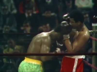 Muhammad Ali vs Joe Frazier in slow motion (enhanced footage)