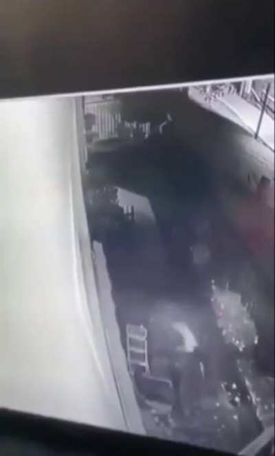 CCTV footage captures person dashing on all fours in the dead of night