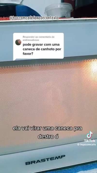 Caneca para canhotos 