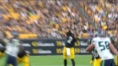 Replay of Pickens&rsquo;s first TD catch