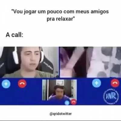 "S&oacute; pra relaxar"