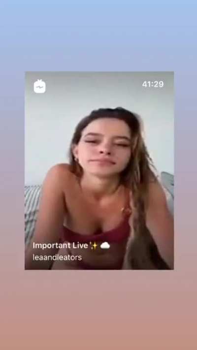 Did an IG video