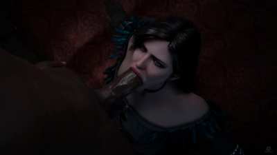 Yennefer sucking dick (Pewposterous, Audiodude) [The Witcher]