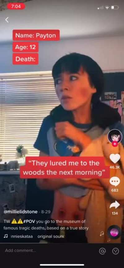 💀💀this girl gets thousands of likes and followers on tiktok...