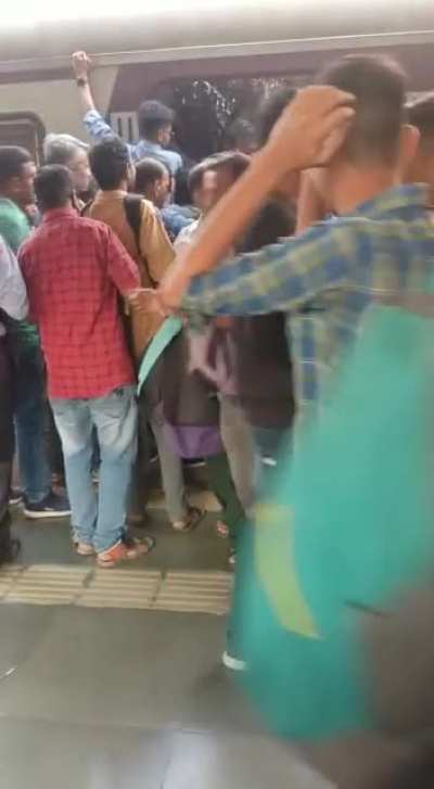 A Normal day in Mumbai Locals
