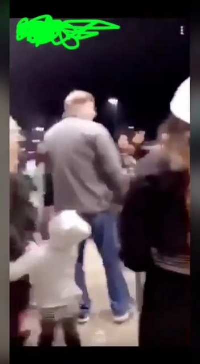 Group of girls harassed a guy and his family, and one gets creamed.
