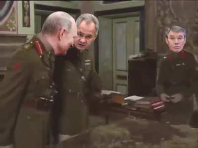Gerasimov&rsquo;s daily military briefing to Putin and Shoigu