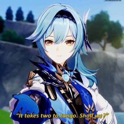 "Well then.. would you like to dance one song with this sinner?"