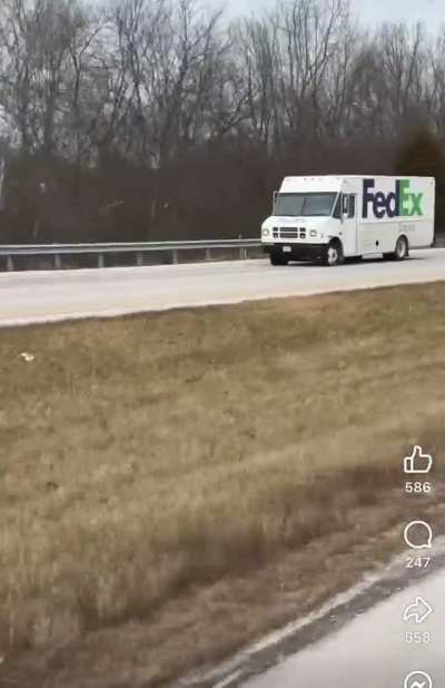 Slow Speed Chase - Stolen FedEx Truck 