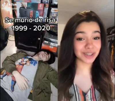 Se muri&oacute; de la risa....